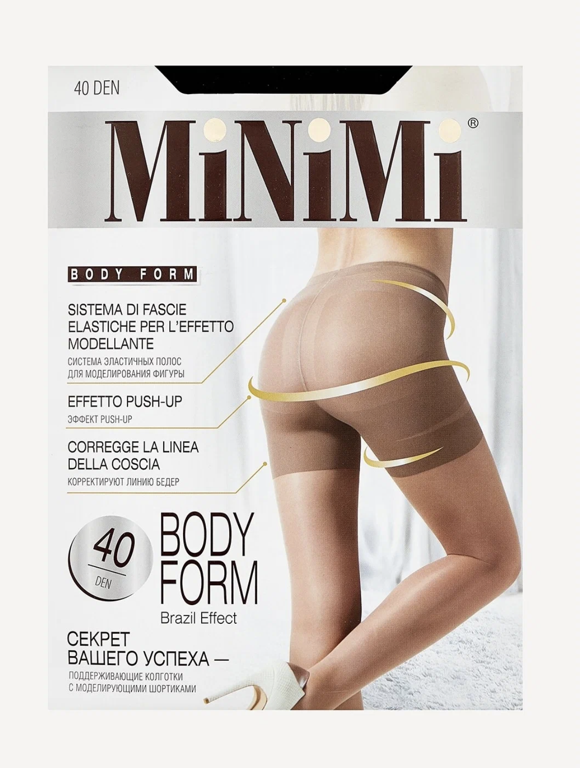   / MiNiMi BodyForm -   c   40 DEN Nero 3(M)