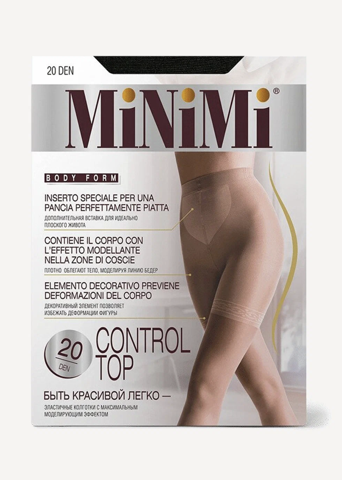   / MiNiMi ControlTop 20/140     BodyForm 20 DEN Nero 2(S)