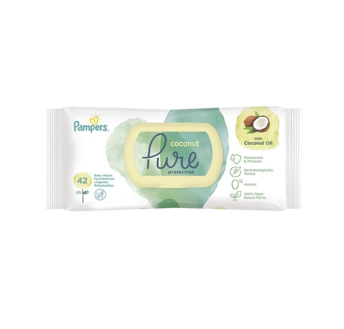   / Pampers -   Pure Protection Coconut 42 