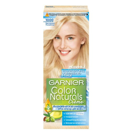 картинка Гарнье / Garnier - Крем-краска для волос 1000 кристальный Ультраблонд 112 мл