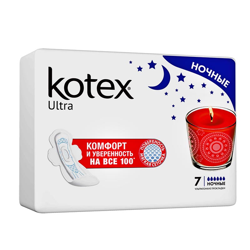   / Kotex  Ultra Night  7 