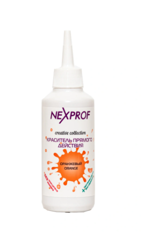 картинка Nexprof Краситель прямого действия для волос оранжевый 150 мл